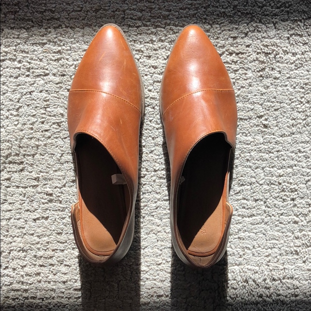 Brown dress shoes